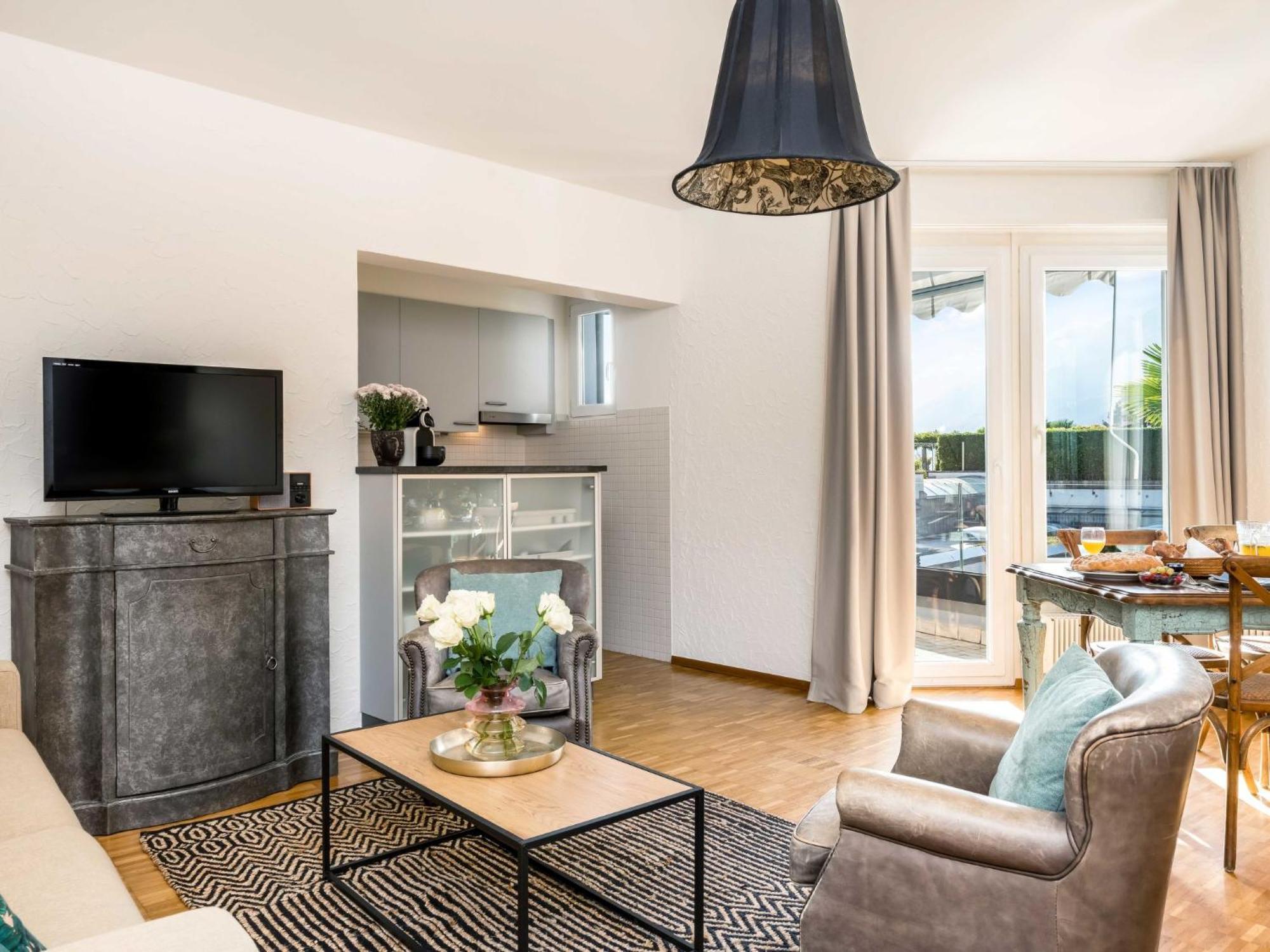Apartment Junior Suite Modern-20 By Interhome アスコナ エクステリア 写真